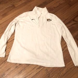 XXL Nike Mizzou Half ZIP w/ thumb holes